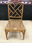FAUX BAMBOO CONSERVATORY CHAIR
