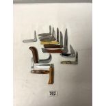 QUANTITY OF POCKET KNIVES - VARIOUS