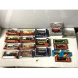 MATCHBOX MODELS OF YESTERYEAR BOX CARS, MORRIS COWLEY, YORKSHIRE TYPE WAGON, AND MORE