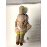 A VINTAGE DEAN'S RAG BOOK DOLL