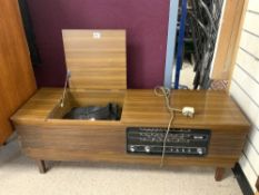 1960S ULTRA RECORD/RADIOGRAM PLAYER, 117 X 37 X 44CMS