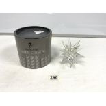 SWAROVSKI CRYSTAL STAR-SHAPED CANDLE HOLDER