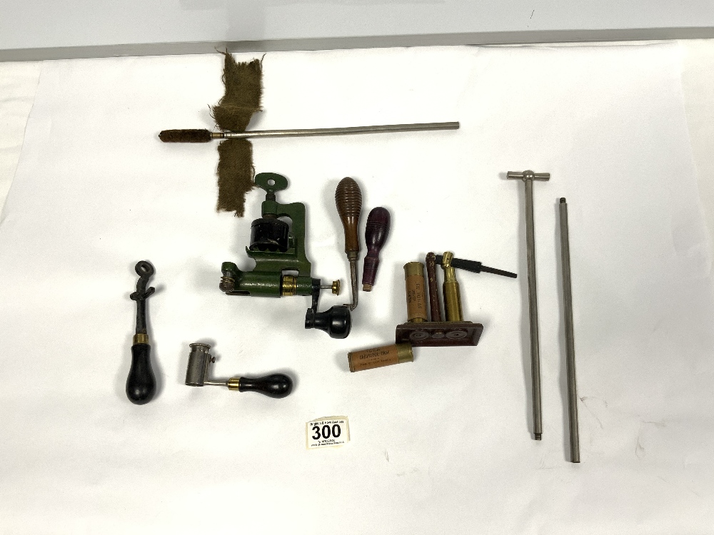 JAMES DIXON AND SONS CARTRIDGE MAKING TOOL AND OTHER CARTRIDGE-RELATED TOOLS