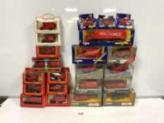 QUANTITY OF BOXED CORGI ROYAL MAIL VEHICLES INCLUDES PARCEL FORCE TRUCK, GREEN ROYAL MAIL MORRIS