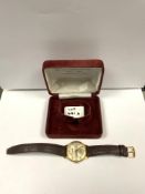 WALTHAM GENTS 1960S WRIST WATCH, 21 JEWELS MOVEMENT SWISS MADE