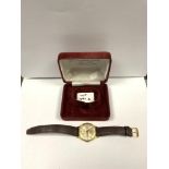 WALTHAM GENTS 1960S WRIST WATCH, 21 JEWELS MOVEMENT SWISS MADE