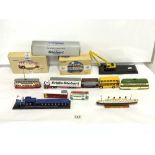 TWO BOXED CORGI CLASSICS, CORGI BASES, TOY MODEL TRAMS