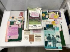QUANTITY OF WIMBLEDON PROGRAMMES AND SOME CENTRE COURT TICKETS FROM THE 2000'S