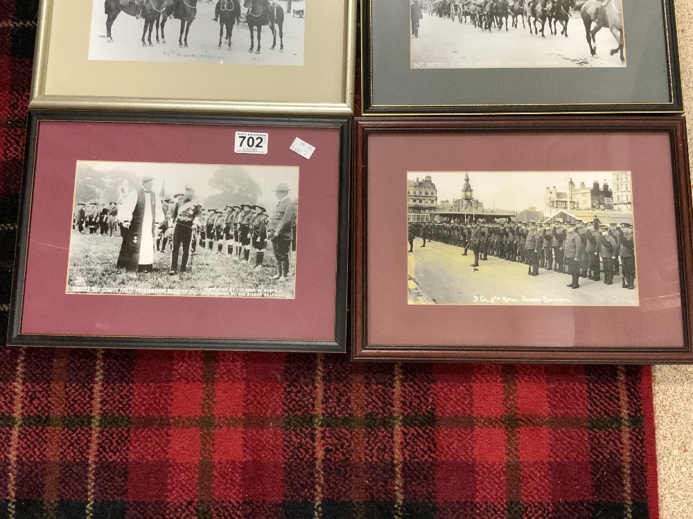 FIVE PHOTOGRAPHIC PRINTS OF SUSSEX BOY SCOUTS AT PRESTON PARK, AND THE ROYAL SUSSEX REGIMENT AT - Image 3 of 4