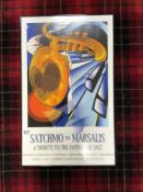 A LIMITED EDITION POSTER FOR SATCHMO TO MARSALIS 53/1200 PUBLISHED BY WHYFIVE STUDIO 2001,