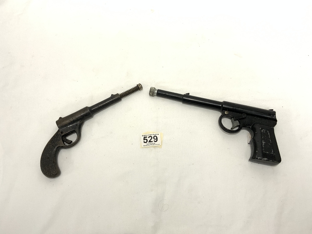 VINTAGE GAT GUN BY T. J. HARRINGTON & SON WALTON - SURREY ANOTHER ANTIQUE GAT GUN NO MAKER