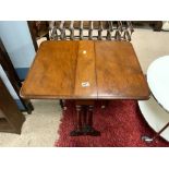 LATE VICTORIAN MAHOGANY SUTHERLAND TABLE