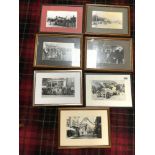 SEVEN FRAMED PHOTOGRAPHIC PRINTS OF EARLY 20TH CENTURY BRIGHTON SCENES