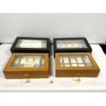 TWO MELE AND CO WATCH DISPLAY CASES AND TWO OTHER CASES