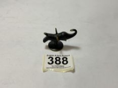 VINTAGE BALLER OF AUSTRIA MINIATURE BRONZE ELEPHANT 3.5CM