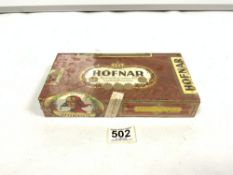 HOFNAR - A BOX OF 25 AMBASSADOR CIGARS, UNOPENED