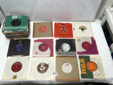 QUANTITY OF 45 RPM SINGLES - INCLUDES JOE COCKER, YARD BIRDS, PRIDDY THINGS, AND MANY MORE