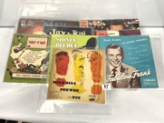 QUANTITY OF LPS - INCLUDES EDDIE COCHRAN, COUNT BASIE AND MORE