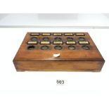 VICTORIAN MAHOGANY SERVANTS BOARD