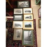 NINE PHOTOGRAPHIC PRINTS OF EARLY 20TH CENTURY BRIGHTON, SUSSEX SQUARE, LEWES CRESCENT, KEMPTOWN