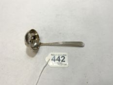 A HALLMARKED SILVER SIFTER SPOON, SHEFFIELD 1897 MAPPIN BROTHERS, 32.1 GRAMS