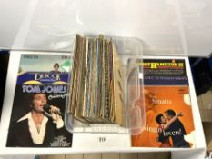 QUANTITY OF LP'S - INCLUDES ROD STEWART, BARRY MANILOW, DAVID ESSEX AND MORE