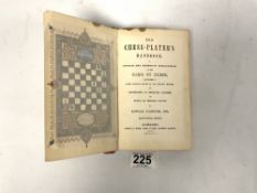 1845 THE CHESS PLAYERS HANDBOOK TO THE GAME OF CHESS