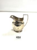 HALLMARKED SILVER CREAM JUG, CHESTER 1912, MAKERS GEORGE NATHAN AND RIDLEY HAYNES, 169 GRAMS