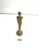 A BRONZE FIGURE MADE LADY ENTITLED 'THE MINX' SIGNED GUY UNDERWOOD, 18CMS