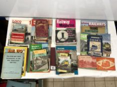 QUANTITY OF RAILWAY AND LOCOMOTIVE-RELATED BOOKS