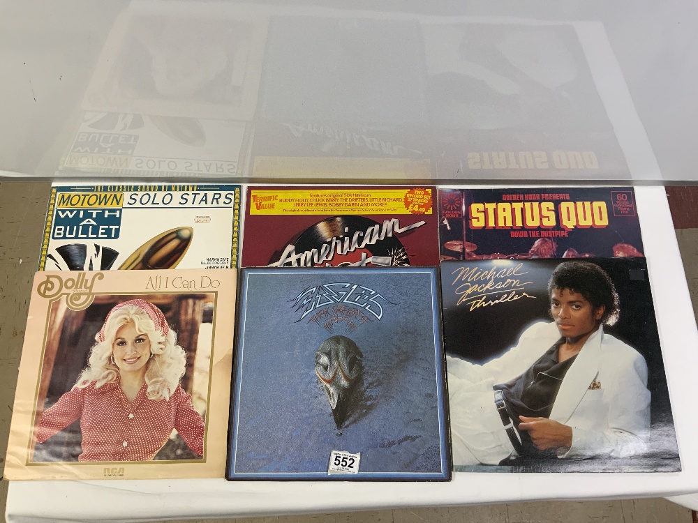 QUANTITY OF LP'S - SHIRLEY BASSEY, GLEN CAMPBELL, STYLISTICS EAGLES MICHAEL JACKSON AND MORE - Image 5 of 5