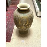 LARGE 20TH CENTURY JAPANESE SATSUMA VASE, 48CMS