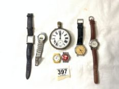 MIXED WATCHES, POCKET WATCH, SNOOPY, ENVOY AND MORE