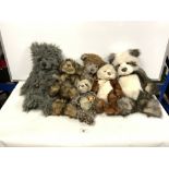 QUANTITY OF CHARLIE BEARS SOFT TOYS