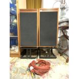 LINN ISOBARIK - DMS = DOMESTIC SPEAKER SYSTEM - WITH CABLES WORKING ORDER