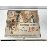 UNFRAMED FRENCH ADVERT FOR FOOD - 'LIEBIC', 57 X 50CMS