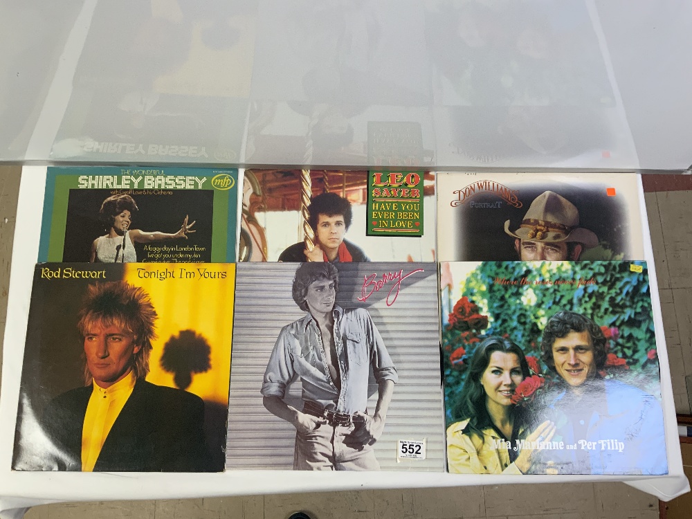 QUANTITY OF LP'S - SHIRLEY BASSEY, GLEN CAMPBELL, STYLISTICS EAGLES MICHAEL JACKSON AND MORE - Image 4 of 5