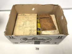 VINTAGE MOTORCYCLE BOOKLETS AND MANUALS FOR, MATCHLESS, BSA, ARIEL, TRIUMPH, AND MORE, LUCAS