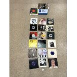 QUANTITY OF 45 RPM RECORDS - INCLUDES BEEGEE'S, LEO SAYER, BARRY MANILOW AND MORE