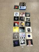 QUANTITY OF 45 RPM RECORDS - INCLUDES BEEGEE'S, LEO SAYER, BARRY MANILOW AND MORE