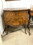 LOUIS XV STYLE MARQUETRY INLAID COMMODE