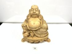 LARGE RESIN FIGURE OF A BUDDHA