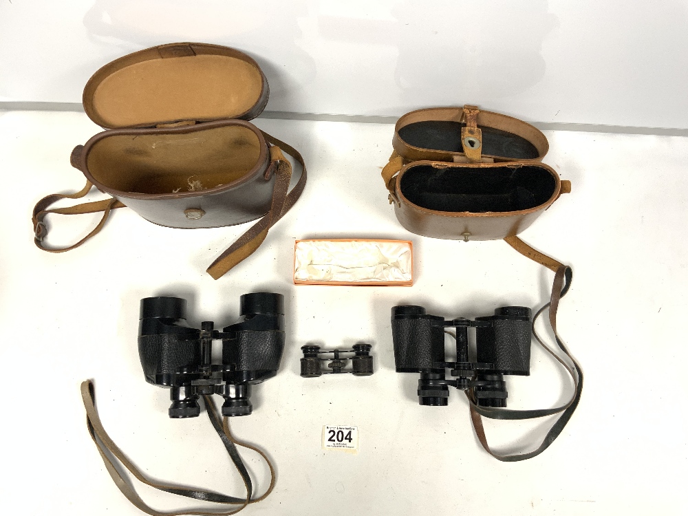 TWO PAIRS OF BINOCULARS, ROSS LONDON, 9 X 35CMS LANCASTER, AND CARL ZEISS JENA, 8 X 30CMS - Image 2 of 4