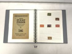 ALBUM OF GERMAN STAMPS - INCLUDES 1944 HITLER STAMPS