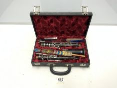 VINTAGE HOWARTH MODEL B OBOE IN CASE MADE BY ROMEO ORS MILAN FOR HOWARTH - LONDON, NUMBER- 9178