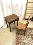VINTAGE CHILDS SCHOOL DESK WITH CHAIR