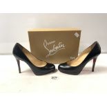 CHRISTIAN LOUBOUTIN - PAIR OF LADIES HEEL SHOES SIZE 37.5