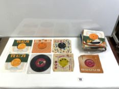 QUANTITY 45RPM RECORDS INCLUDES - ELVIS PRESLEY, THE EVERLEY BROTHERS, SAM COOKE, AND MORE