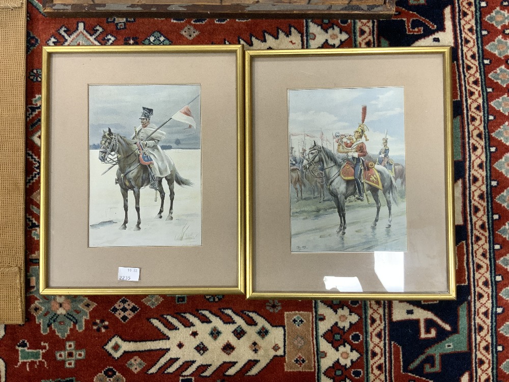 FIVE MILITARY-RELATED PRINTS AND A TAPESTRY SOLDIER PORTRAIT - Image 9 of 15