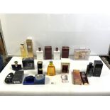 QUANTITY OF PERFUMES - ELIZABETH ARDEN, DONNA KARAN, CHANEL LOTIONS, ETC